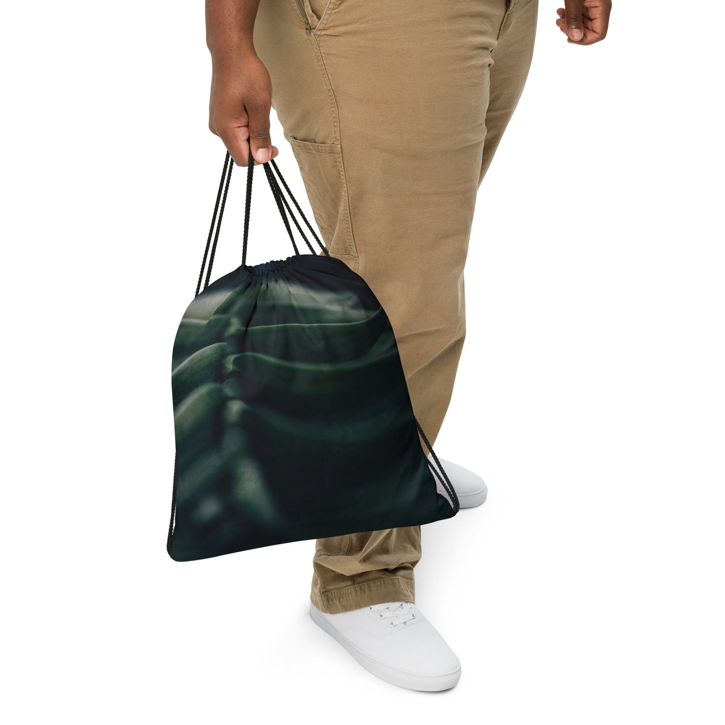 Leaf Drawstring bag