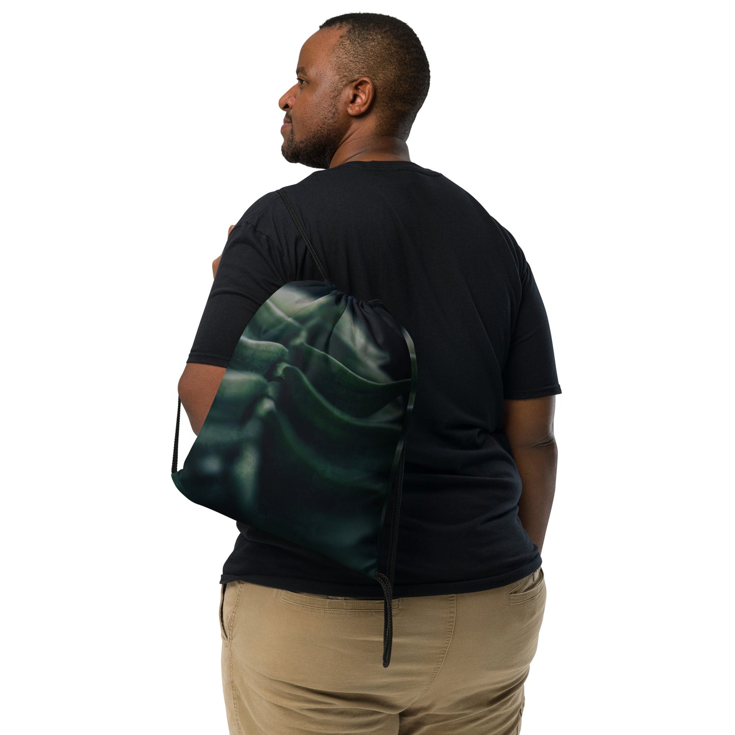 Leaf Drawstring bag