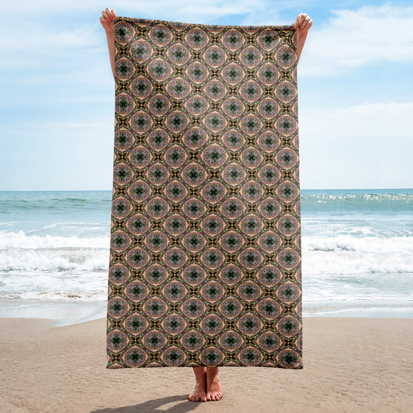 Singapore Beach Towel
