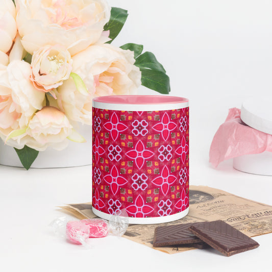 Happy Hearts Mug with Color Inside